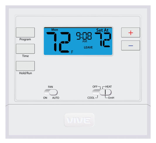 TP-P-625 - 2 Heat/1 Cool 5+1+1 Programmable Thermostat