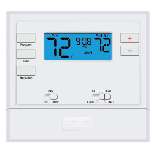 TP-P-605 - 1 Heat/1 Cool 5+1+1 Programmable Thermostat