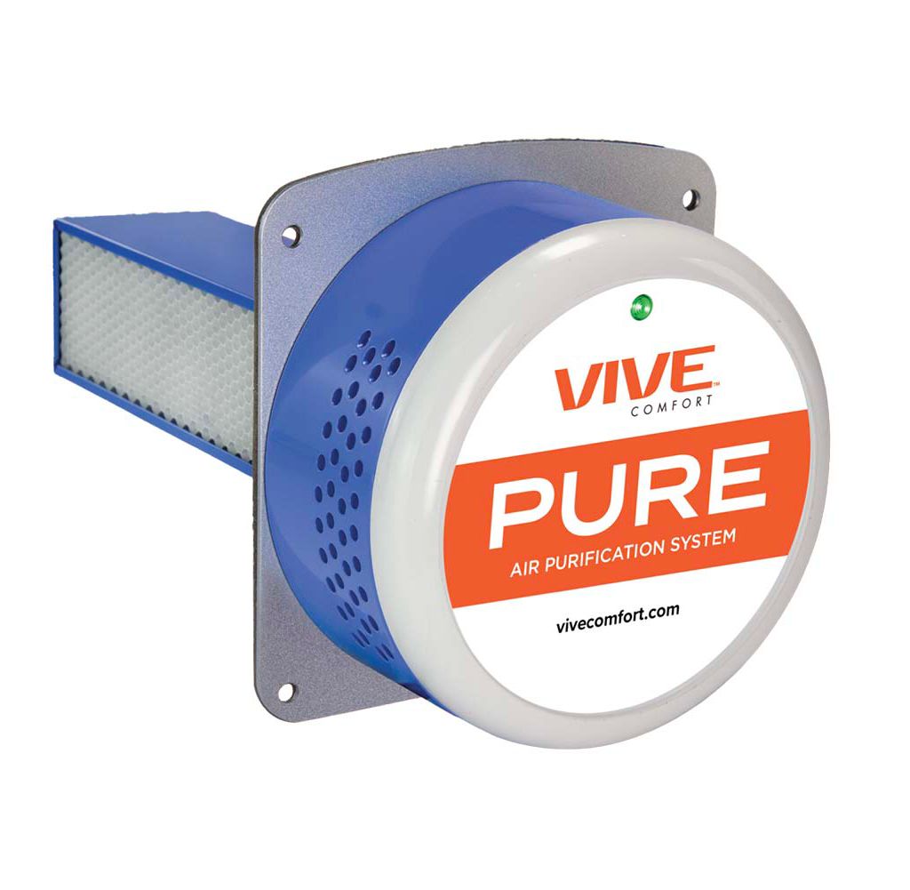 TP-VIVE24-9 - Duct Mount Air Purifier with UVC Light and Ionization- 9"
